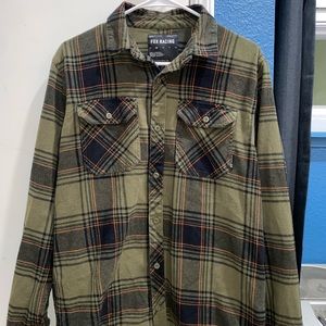 Mens long sleeve flannel